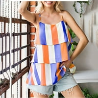 Feternal Women Mashionable Summer Striped Printed Slaister Lee Lee Lee Lee Lee