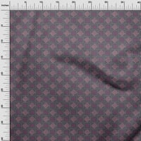 OneOone Viscose шифонни листа и геометричен блок отпечатана занаятчийска тъкан Bty Wide